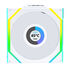 Lian Li UNI FAN SL Wireless LCD Fan, ARGB, PWM, 3-Pack incl. Controller - Reverse Blade, 120 mm, white image number null