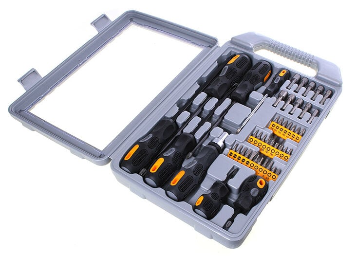 InLine screwdriver bit set, 45 pieces image number 0