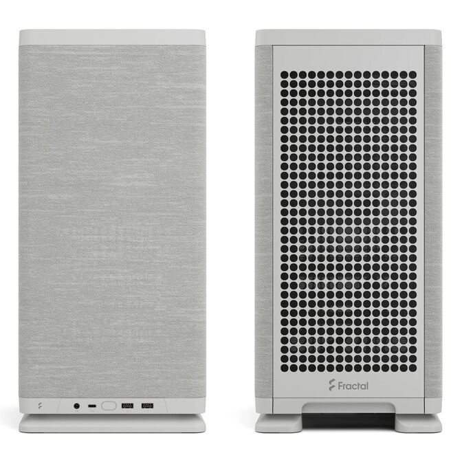 Fractal Design Mood Mini-ITX PC Case - Light Grey image number 2