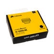 Corsair Hydro X Series XF Hardline fitting straight G1/4 inch to 12mm OD hard tube - 4 pack, black image number null