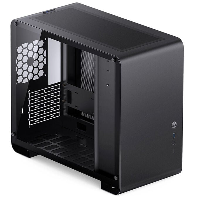 Jonsbo U4 Mini Micro-ATX-Geh&auml;use, Tempered Glass - schwarz image number 1