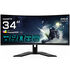 GIGABYTE G34WQCP, 34 inch Gaming Monitor, 180Hz, WQHD, VA, FreeSync Premium und G-SYNC Compatible image number null