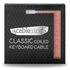CableMod Classic Coiled Keyboard Cable USB-C zu USB Typ A, Orangesicle - 150cm image number null