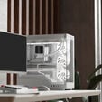 Aerocool P500A PC-Geh&auml;use, Midi-Tower, ATX, Tempered Glass, RGB - wei&szlig; image number null