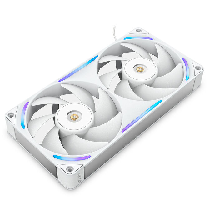 NZXT F240X RGB Case Fan, LCP Rotor, Hybrid Bearing, aRGB - white, 240mm image number 2