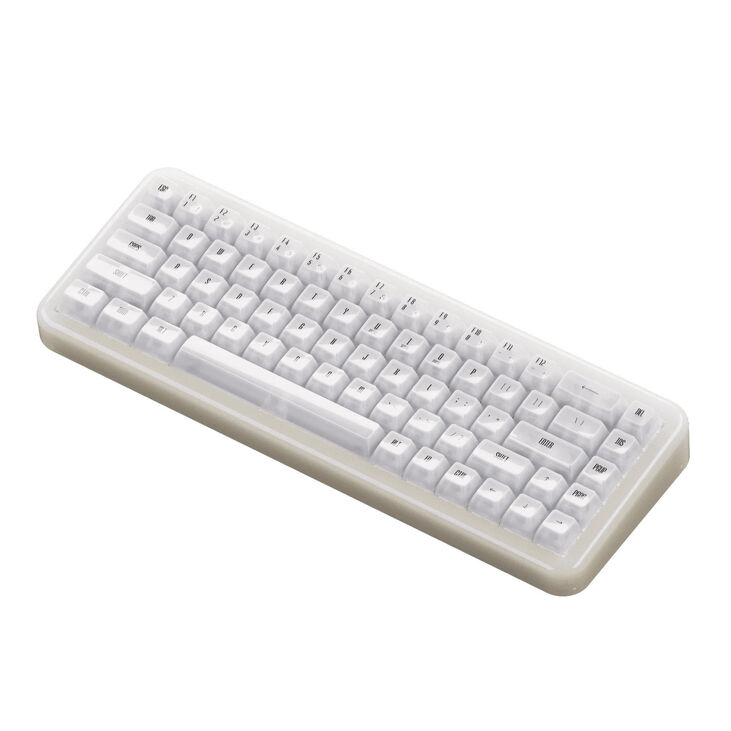 Akko YU01 White Jade Gaming Keyboard, RGB - 65%, V3 Piano Pro Switches, ANSI (US) image number 0