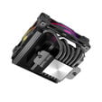 Akasa SOHO H6L M2 Low-Profile CPU Cooler, ARGB - 120mm, black image number null