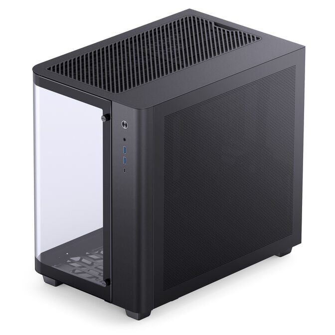 Jonsbo TK-3 PC Case, Mid Tower, ATX, Tempered Glass - Black image number 4