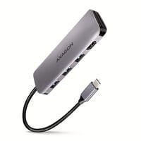 AXAGON HMC-HCR3A USB Hub, 3x USB-A + HDMI + SD/microSD, USB-C 3.2 Gen 1, 20 cm USB-C cable