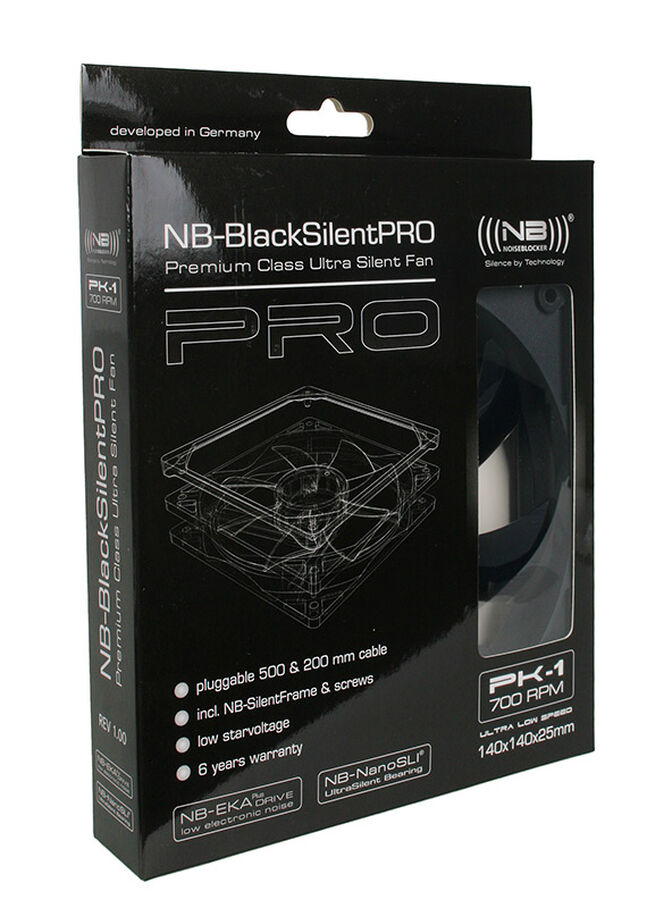 Noiseblocker BlackSilent Pro PK1 L&uuml;fter - 140mm image number 3