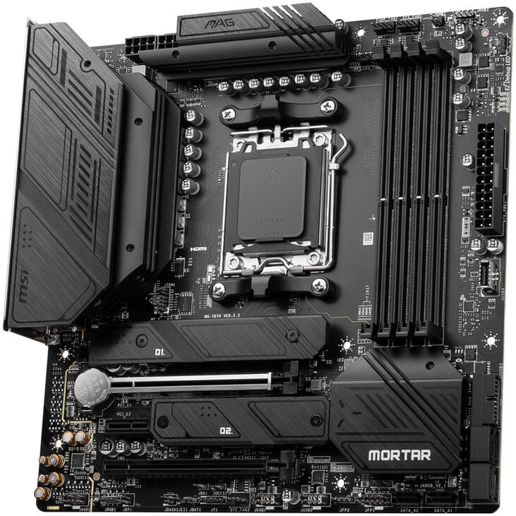 MSI MAG B650M Mortar WiFi, Sockel AM5, AMD B650M, ATX - DDR5 image number 5