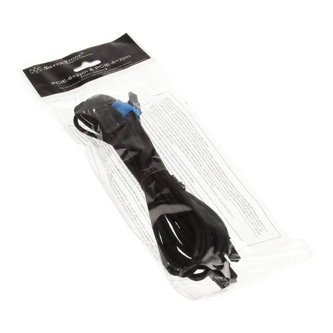 SilverStone 6+2-PCIe-Kabel (2x) f&uuml;r modulare Netzteile - 550 mm image number 2