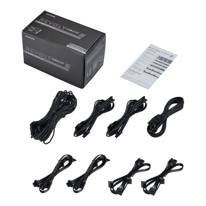 Phanteks Revolt 1600W Titanium Bundle, Netzteil mit Cable Kit - schwarz image number 20