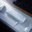 Razer Huntsman Mini Mercury Gaming Keyboard, Optical Switches - White, ISO DE image number null
