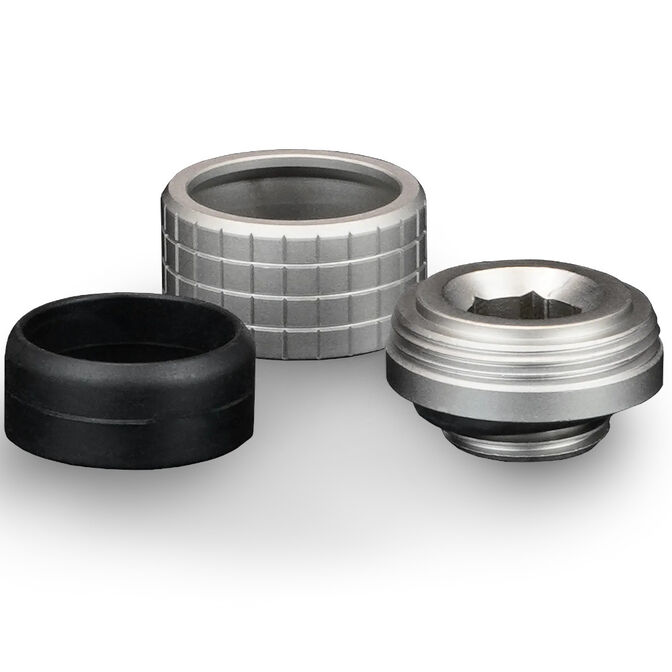 Thermal Grizzly DeltaMate Fitting, Messing, G1/4&rdquo;-Gewinde - nickel, HT16, 6er-Pack image number 1
