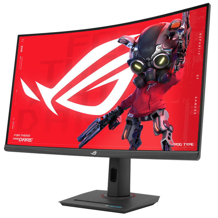 ASUS ROG Strix XG32WCS, 31.5 inch Curved Gaming Monitor, 180Hz, Fast VA, FreeSync image number 2