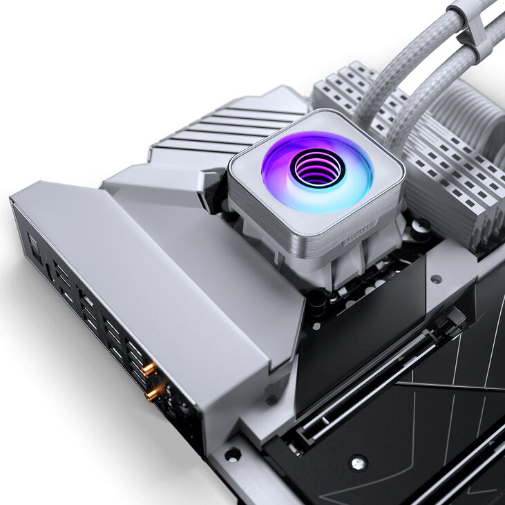 Phanteks GLACIER ONE 360D30 X2 DRGB AiO Water Cooling - 360mm, white image number 2