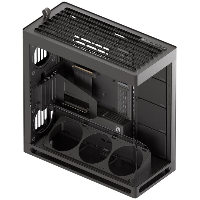 HAVN HS 420 VGPU PC Case + PHANTEKS Glacier One 420D30 X2 DRGB AiO Water Cooling - 420mm, black image number 1