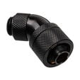 Alphacool HF connection 45 degrees G1/4 inch female thread to 16/10mm - rotatable, black image number null