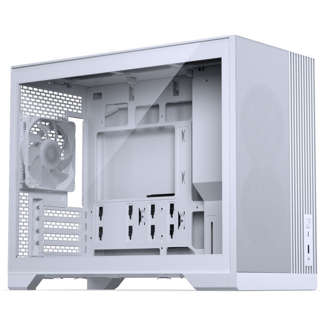 Phanteks XT M3 PC-Geh&auml;use, Mini-Geh&auml;use, mATX, RGB, Tempered Glass - inklusive 3x 120-mm-L&uuml;fter, wei&szlig; image number 1