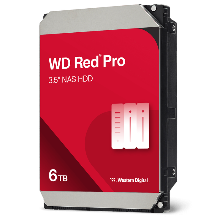 Western Digital Red Pro, SATA 6G, 7.200 U/min, 3,5 Zoll - 6 TB image number 0