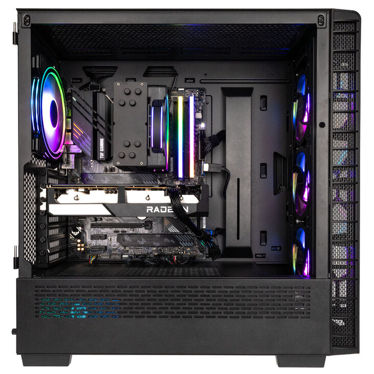 Gaming PC AMD Deimos OBS, AMD Ryzen 5 5600X, AMD Radeon RX 6600 - Pre-built PC image number 2