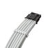 CableMod Universal Pro ModMesh 16-Pin to 16-Pin Cable, Sleeved, StealthSense - white, 60 cm image number null