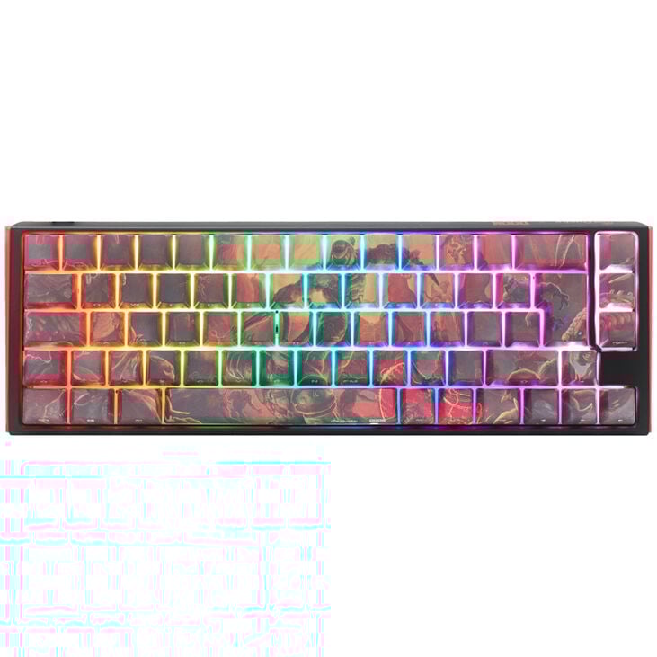 Ducky x Doom One 3 SF Gaming Keyboard, RGB LED - MX-Speed-Silver image number 1