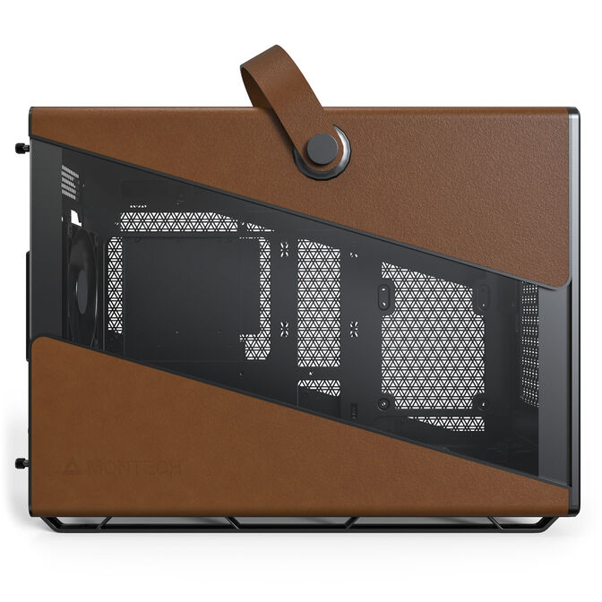 Montech HERITAGE PRO PC-Geh&auml;use, Midi-Tower, Micro-ATX, Tempered Glass - schwarz image number 2