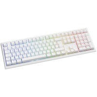 Ducky One X Wireless Gaming Tastatur, induktiv, Hot Swap, RGB - Ducky Inductive Switch, ISO (DE), weiß