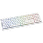 Ducky One X Wireless Gaming Tastatur, induktiv, Hot Swap, RGB - Ducky Inductive Switch, ISO (DE), weiß
