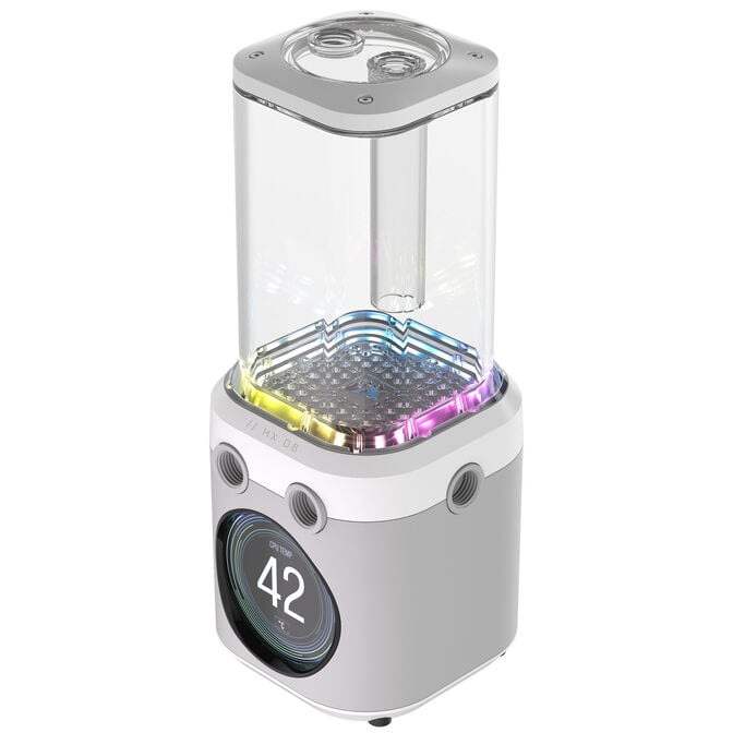 Corsair iCUE Link XD6 RGB Elite LCD Pump Reservoir Combo - white image number 0