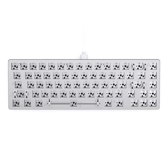 Glorious GMMK 2 Compact Tastatur - Barebone, ANSI-Layout, wei&szlig; image number 1