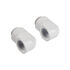 Corsair Hydro X Series Adapter 90 Grad G1/4 Zoll AG auf G1/4 Zoll IG - 2er Pack, drehbar, weiß image number null