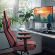 ThunderX3 CORE Smart Ergonomischer Gaming Stuhl - Modern Rot image number null