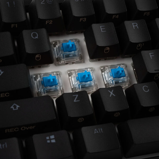 Ducky One 2 SF Gaming Tastatur, MX-Blue, RGB LED - schwarz (US) image number 6