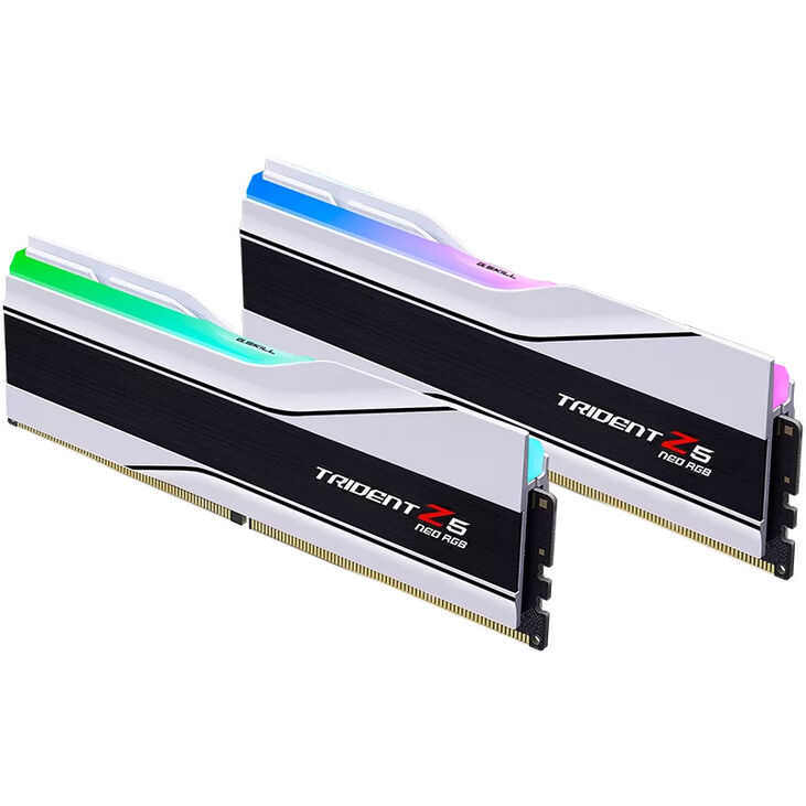G.Skill Trident Z5 Neo RGB DDR5-6400 RAM, CL32, EXPO  - 48 GB Dual-Kit, weiß image number 1