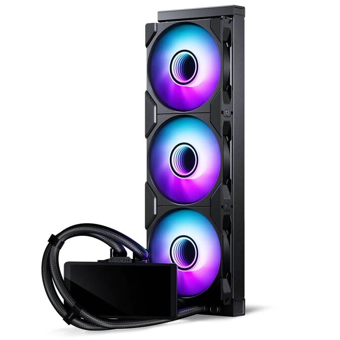 Phanteks Glacier One 360M25 LCD AiO-Wasserk&uuml;hlung, 6-Zoll-Display - 360mm, schwarz image number 1