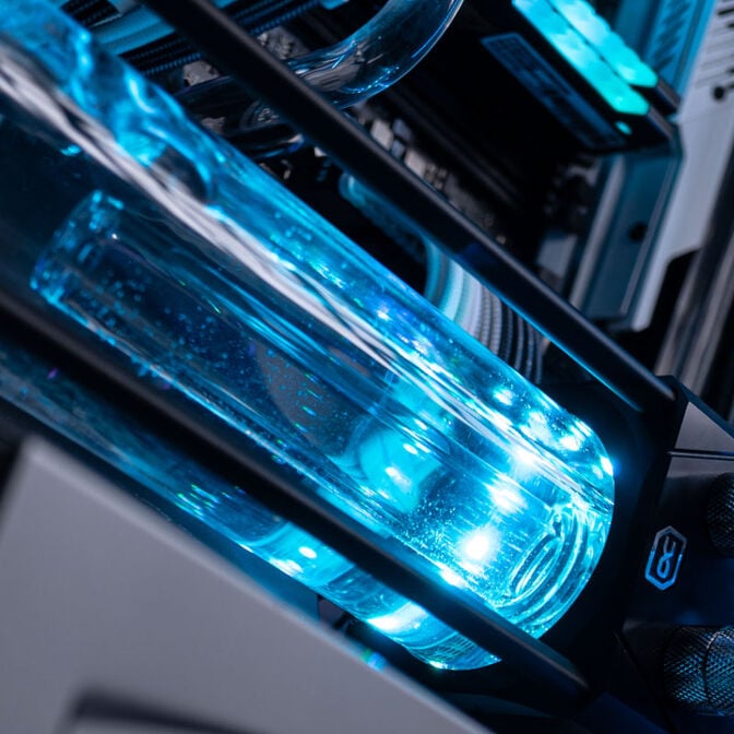 Alphacool Eisbecher Aurora D5 250 mm inkl. Alphacool VPP Apex D5 - Acetal/Glas image number 6