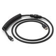 Glorious Coiled Cable Phantom Black, USB-C to USB-A, 1.37m - black image number null