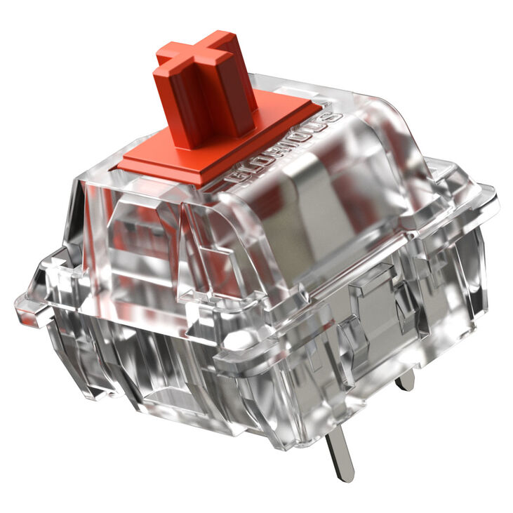 Glorious Fox Switches, Mechanical, 3-Pin, Linear, MX-Stem, 45g - 110 Pieces image number 3