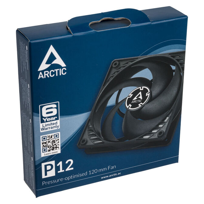Arctic P12 L&uuml;fter, schwarz - 120mm image number 4
