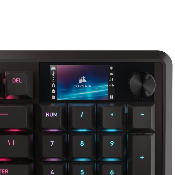 Corsair Vanguard Pro 96 Gaming-Tastatur, RGB - MGX Hall-Effect-Switches, schwarz, ISO image number 5