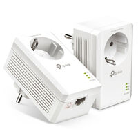 TP-Link TL-PA7019P KIT Powerline-Adapter, AV1000 Gigabit-Netzwerk, mit Steckdose - wei&szlig;