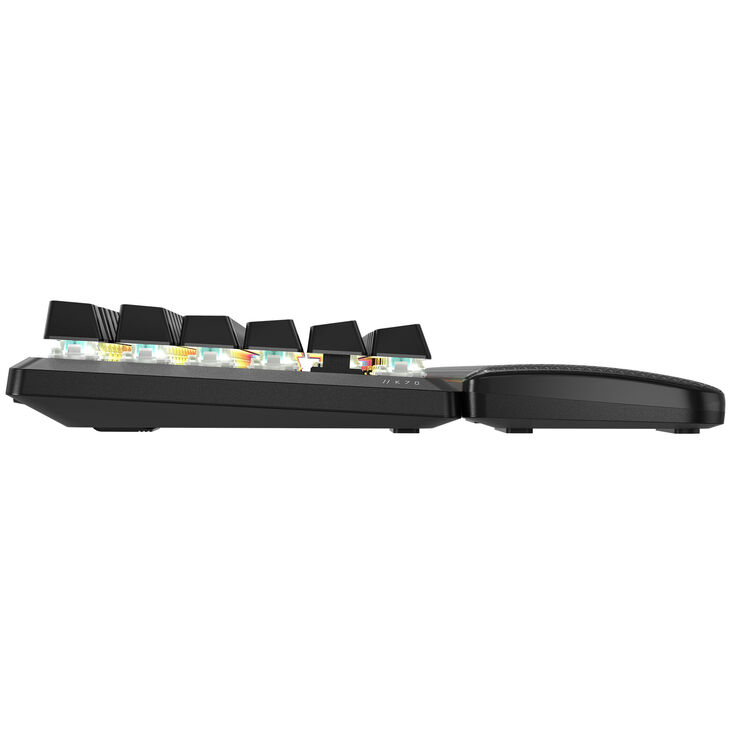 Corsair K70 Pro TKL Gaming Tastatur, TKL-Tastatur (80%), Corsair MGX – schwarz, ISO (DE) image number 4