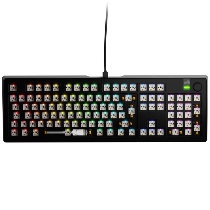 Glorious GMMK 3 Pro 100 % Custom Gaming-Tastatur - Barebone, ISO-Layout, schwarz image number 1