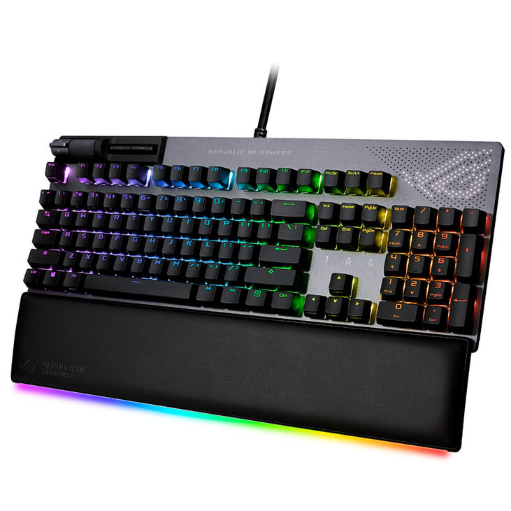ASUS ROG Strix Flare II Animate Gaming Keyboard, PBT - ROG RX, black image number 3