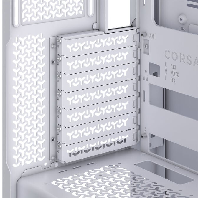 Corsair 3500X RS-R PC Case, Mid-Tower, E-ATX, RGB, Tempered Glass - white image number 14
