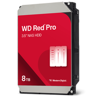 Western Digital Red Pro, SATA 6G, 7,200 RPM, 3.5 inch - 8TB