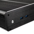 Akasa Euler M Fanless Mini-ITX case, 80W power supply, OEM - black image number null